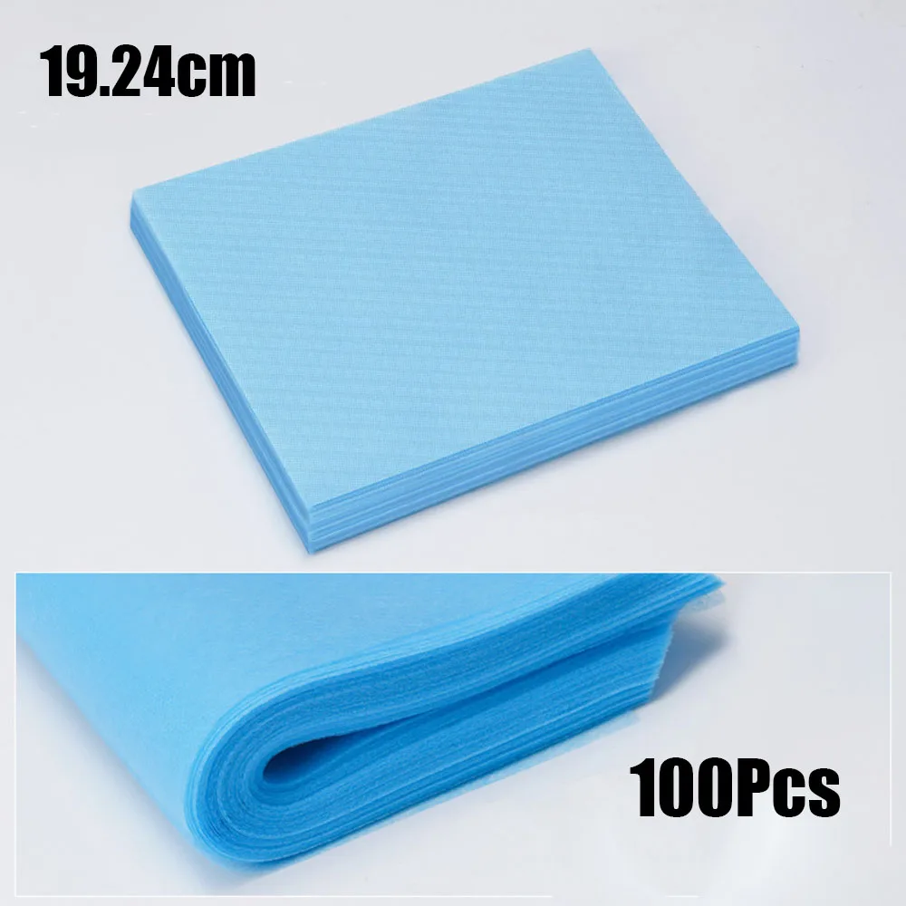 100pcs Disposable Nail Art Vacuum Dust Collector Non-Woven Filter Paper Pink/Blue/White Paper Manicure Machine Dust Filter Paper 5