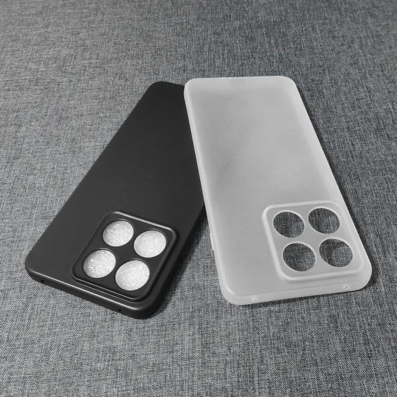 Frosted Black Soft TPU Protective Phone Case Shell