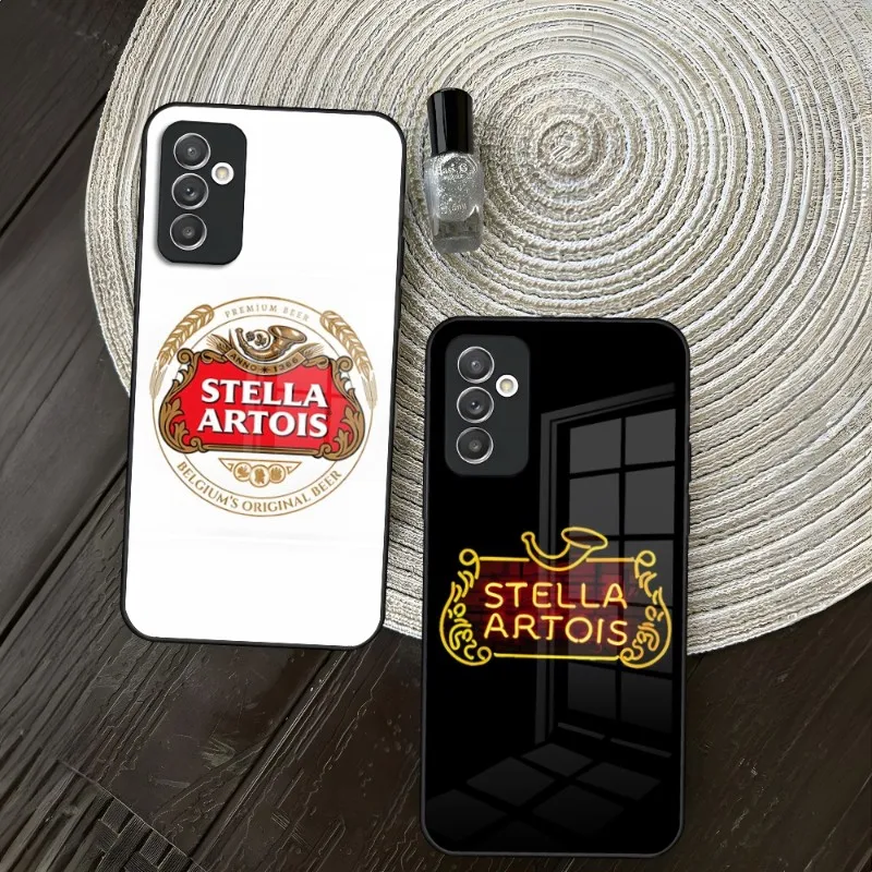 Stella Artois Beer Phone Case Per Samsung S30 S21 S23 S20 S22 Fe S10 E S9 Note 20 10 Pro Ultra Plus Glass