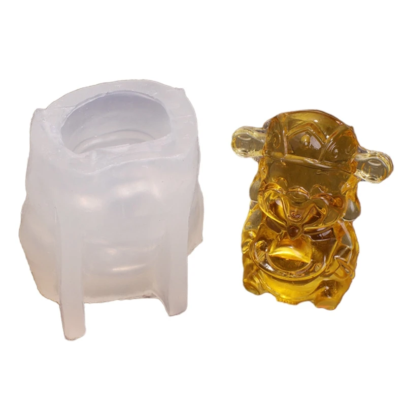 

God of Wealth UV Crystal Epoxy Mold Handmade Car Decorations Resin Silicone Mould DIY Crafts Handmade Soap Mold Drop shipping