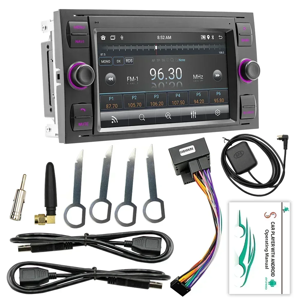 thumbnail image 2 of Android 13 Car Stereo For Ford Transit/Transit Connect 2007-2009 7 Inch IPS FM Radio Wireless Carplay Android Auto Backup Camera 2 of 14