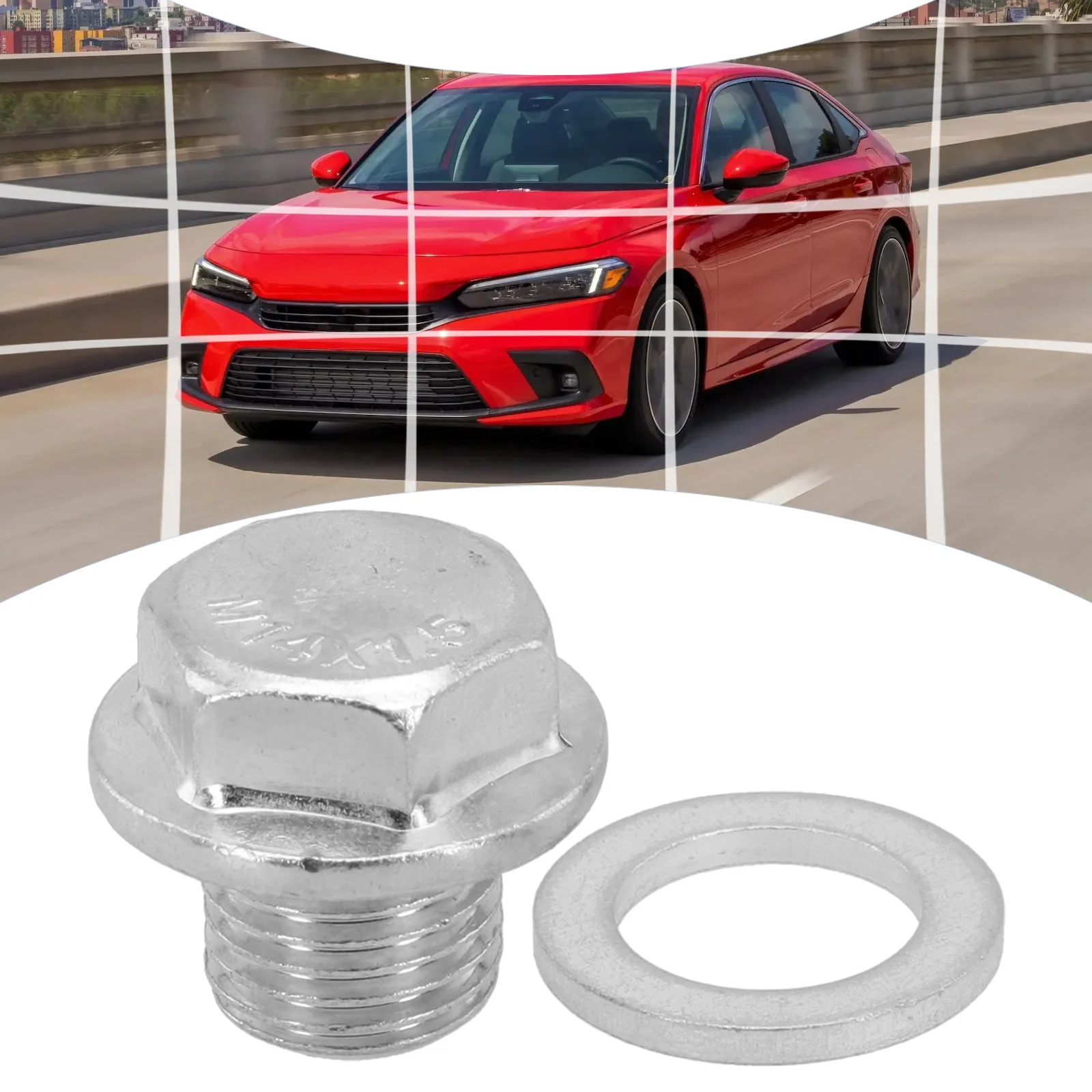 For Honda For Acura Engine Oil Pan Drain Bolt Plug With Washer 90009-R70-A00 94109-14000 Replace Car Accessories