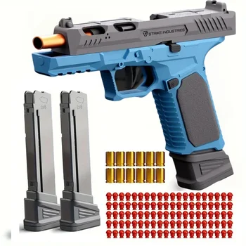 2011/M92 Tactical Shell Ejceting Toy Gun Continuous Firing EVA Soft Bullet Outdoor CS Shooting Pistol Children's Birthday Gift 1