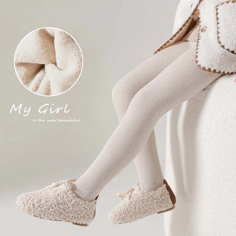 Fashion Leggings Girls Winter Kids Warm Clothes Girls Tights Autumn