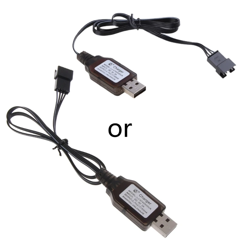 

USB-зарядное устройство 7,4 В, разъем 4P для E561-001 FODA RUI CHUANG, гоночная лодка с радиоуправлением, 7,4 В