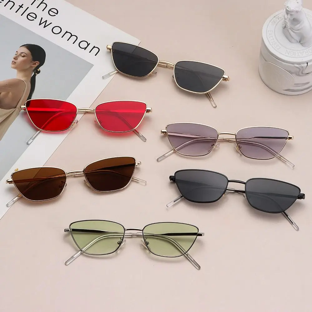 

Cat Eye Sunglasses Luxury Brand Design Women Metal Square Sun Glasses Fashion Lady Shades UV400 Eyewear oculos gafas de sol 2023