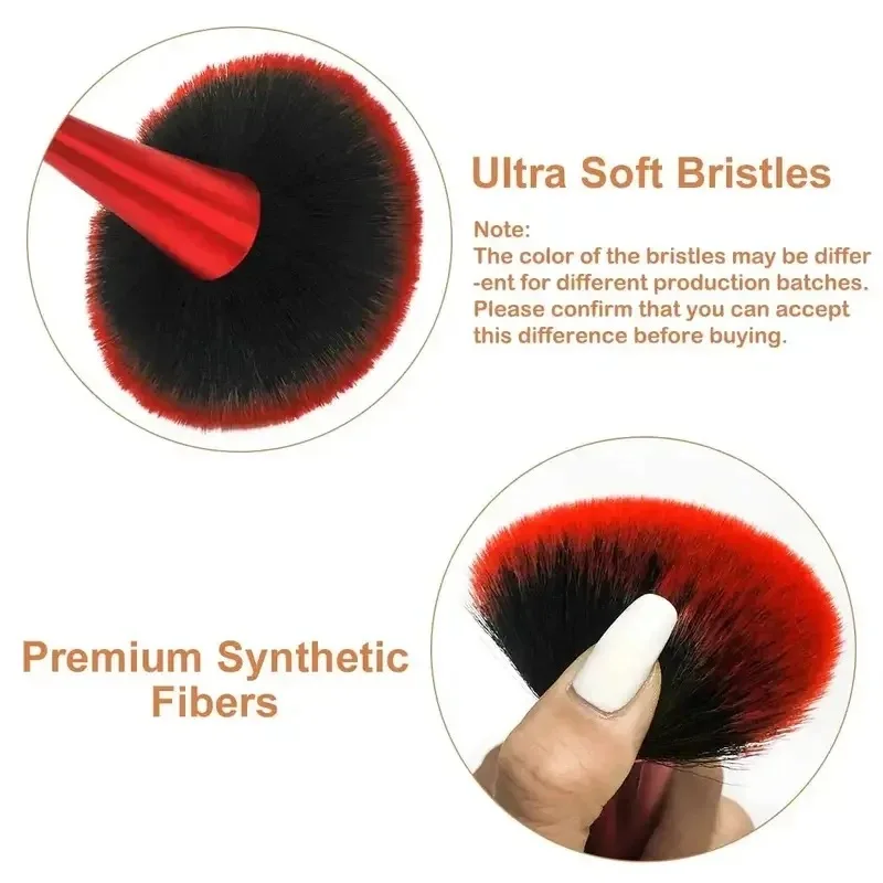 Makeup Brushes Set Rose Gold Powder Blush Brush Professional Make Up Brush Large Cosmetic Face Cont Make Up Tool