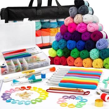 Beginner Crochet Knitting Kit 1
