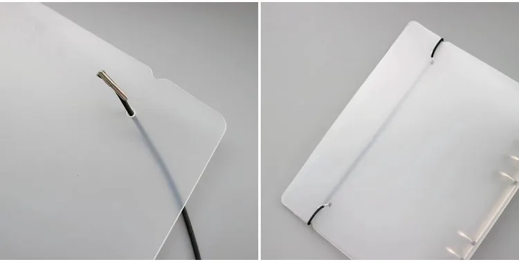 Gummiband mit Dual-End-Clips für das Notebook des Reisenden | TN DIY-Zubehör | A5 27 cm, Standard 25 cm, Tasche und Reisepass 24 cm | 0 – Detail 21