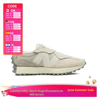 New Balance NB 327 : Chaussures de course décontractées basses confortables, polyvalentes, durables et respirantes en gris et blanc U327WRB 1