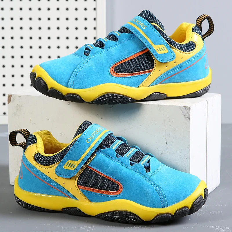 PU Leather Children Shoes Waterproof Kids Sneakers Breathable Girls and Boys Sports Shoes Outdoor Trainers Spring Autumn