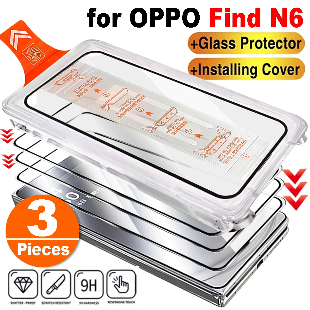 Clear Dust-Free Tempered Glass Screen Protector - HD Anti-Shatter, Easy Install