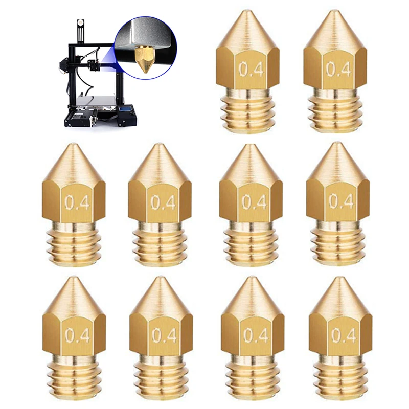 Kit Ugelli V6 Da 15 Pezzi Per VOLCANO, Filettatura M6, Ugelli In Acciaio Temprato Da 02 Mm 04 Mm 06 Mm 08 Mm Estrusore Extra~p144644468 - Foto 2