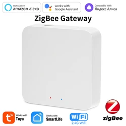 Smart Home Hub with WiFi & Bluetooth Control - Compatible with Voice Assistants (ZigBee Gateway)