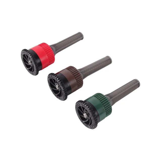 Popup Watering Sprinkler Replacement Scattering Nozzle 1/2" Male Thread Connector 0~360 Degree Adjustable Garden Irrigation Tool 2