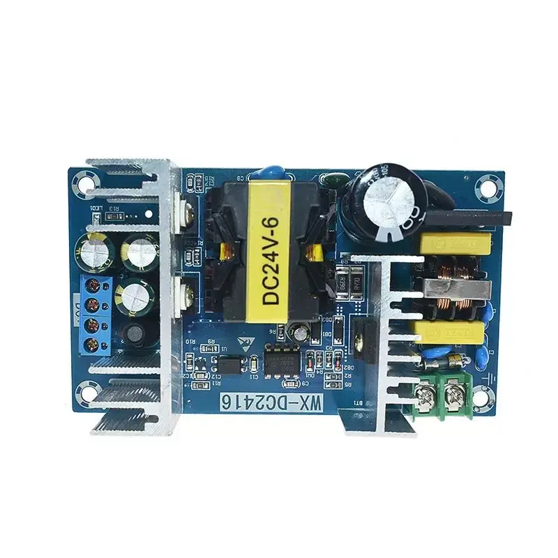 【Free-delivery】 150W switch power board high-power industrial power module bare board DC power module 24V 6A.