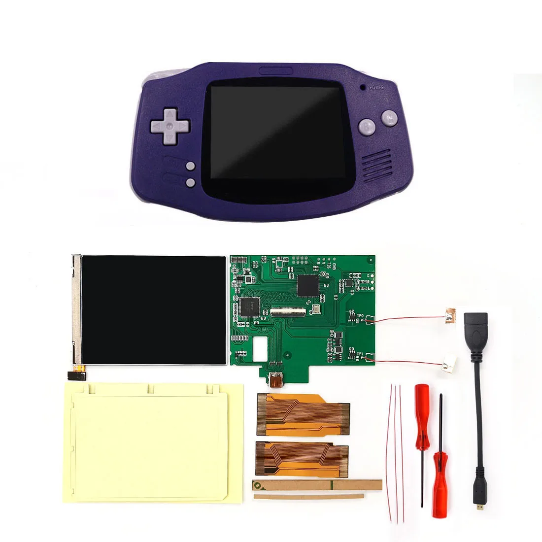 HDMI出力可　ゲームボーイアドバンス ips液晶 ゲームボーイアドバンス IPS液晶V2 【HDMI出力端子付】