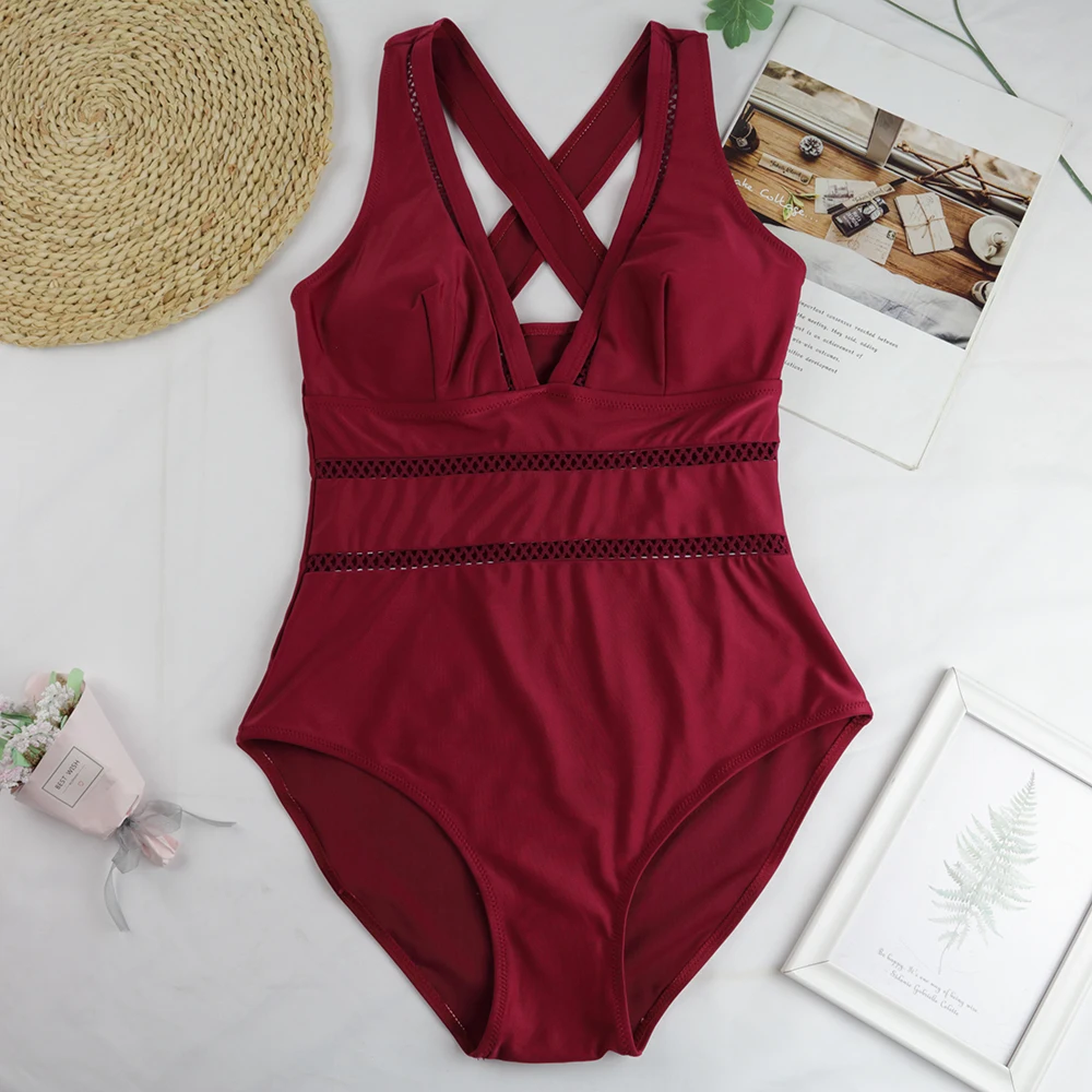 TYAKKVE Women Swimwear Sexy One Piece Stripe Plus Size Dress Push Up Bathing Suit Tankini Swim Suit Dress Vintage Monokini Beach