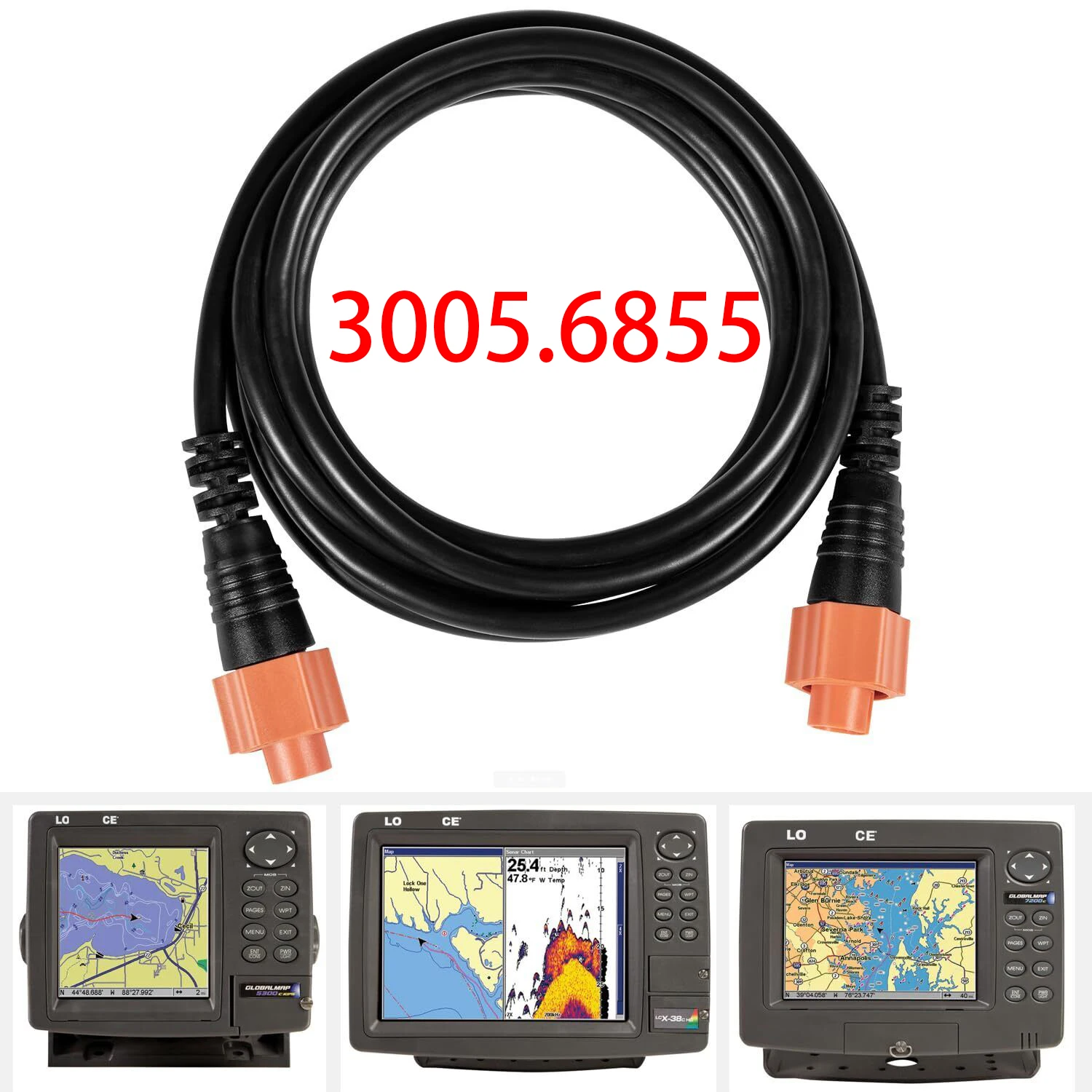 Parte Di Ricambio Tm Per Cavo Crossover Ethernet Lowrance Cavo Cat5E Giallo, 6 Piedi, Ad Alta Velocità, Plug And Play, Impermeabile