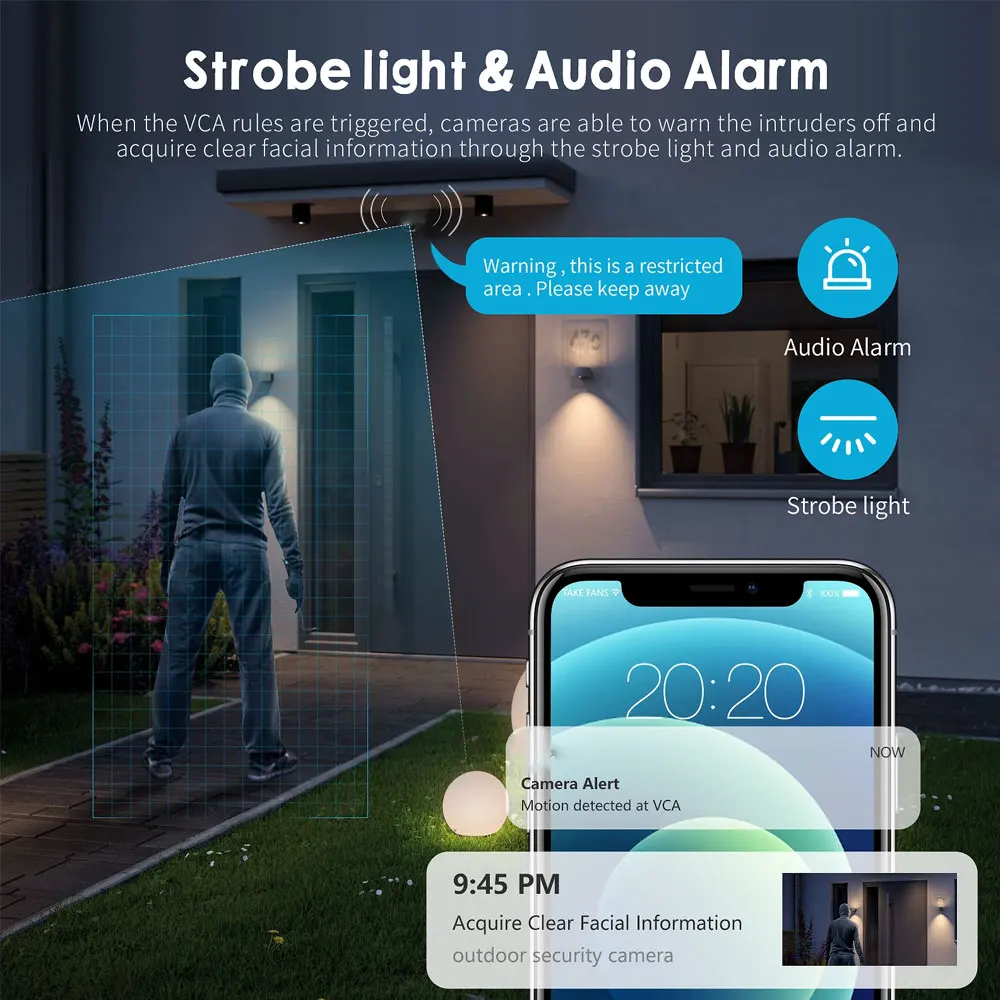 IP Camera 6K 12MP HD WiFi Outdoor Camera 8x Zoom Three Lens Dual Screen Home Security PTZ Camera 6MP Video Surveillance iCSee 4