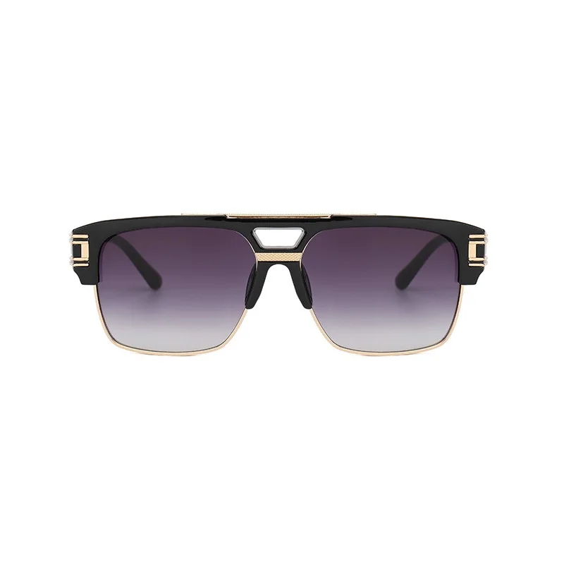 Vintage Luxury Square Retro Fashion Sunglasses for Men - UV400 Protection