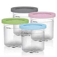 Ice Cream Pints Cup, Ice Cream Containers with Lids for Ninja Creami Pints NC301 NC300 NC299AMZ Series Ice Cream Maker 1