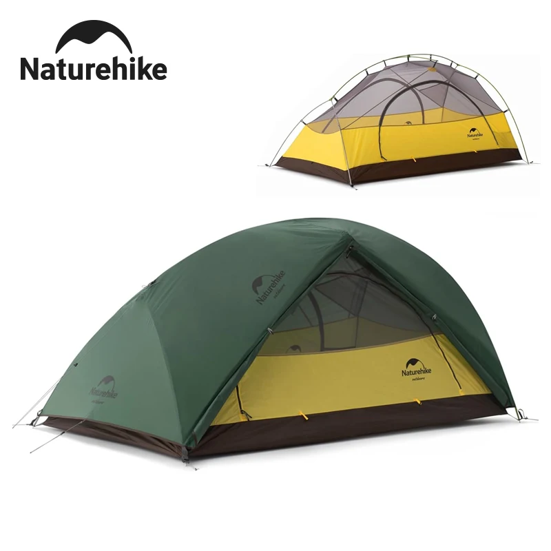 Tente ultralégère imperméable 2 personnes 4 saisons randonnée pêche Naturehike Star-River
