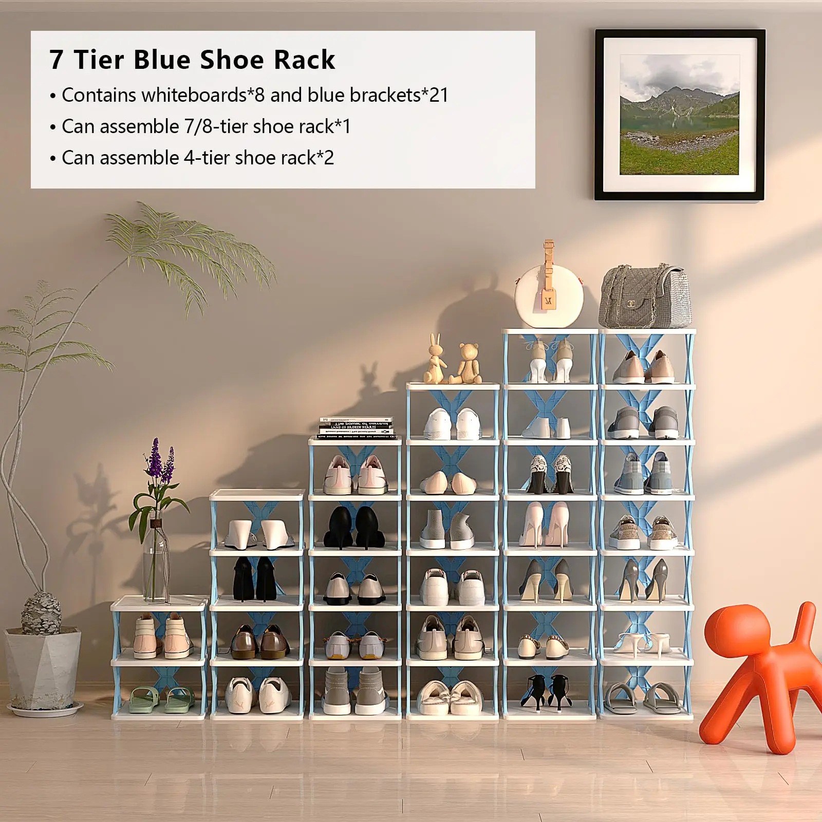 Shoes Racks Storage Organizer Detachable Shoe Racks Saves Family Household Rack Multi Layer Simple Shoes Shelf Color Cabinet storage rack,shoe rack
