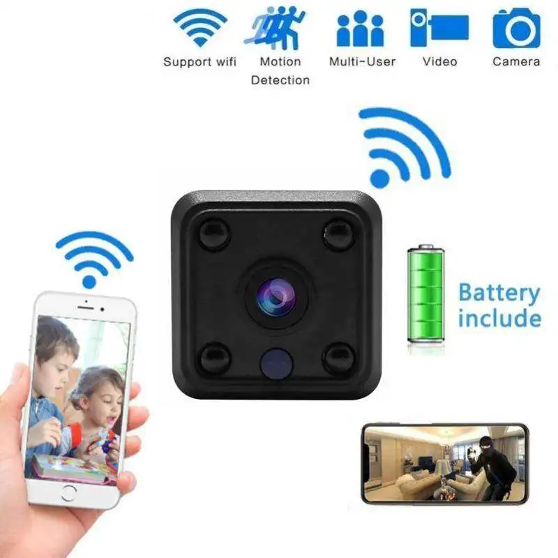 

X6 WiFi Mini Camera HD 1080P Wireless Security Surveillance Cameras With WiFi Night Vision Smart Home Micro Camera For Home