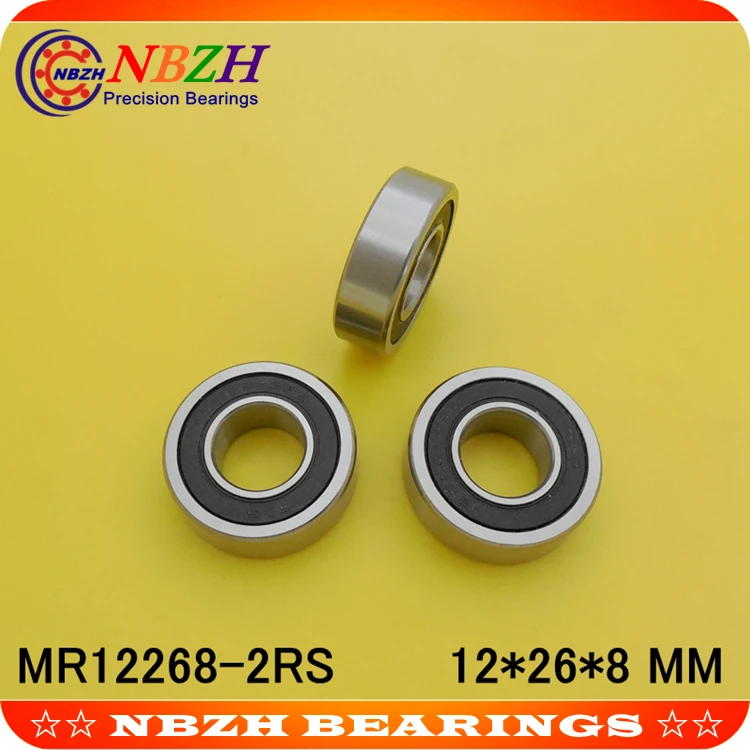 Bearing2pcs 6000/12 2RS Bicycle Wheel Bearing Repair Parts MR12268 12268-2RS 600/12-2RS 12*26*8 Mm ball bearings metal shielded ball bearings spherical bearings rod end bearing hybrid ceramic bearing oil bearing linear bearing