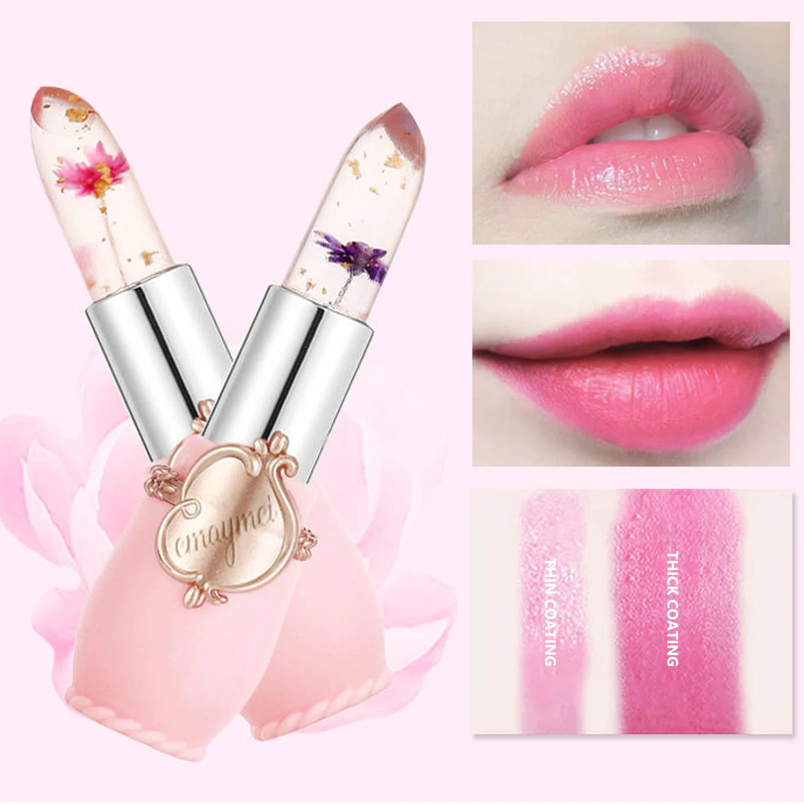 

Lip Care Temperature Color Changing Lipstick Lip Gloss Long Lasting Waterproof Sweatproof Hydrating Moisturizing Nourishing Balm