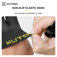 KUTOOK Men's And Women's Fitness Four Fingers Gloves Breathable Anti-slip Shock Absorption Yoga Dumbbell Cycling Sports Gloves 3