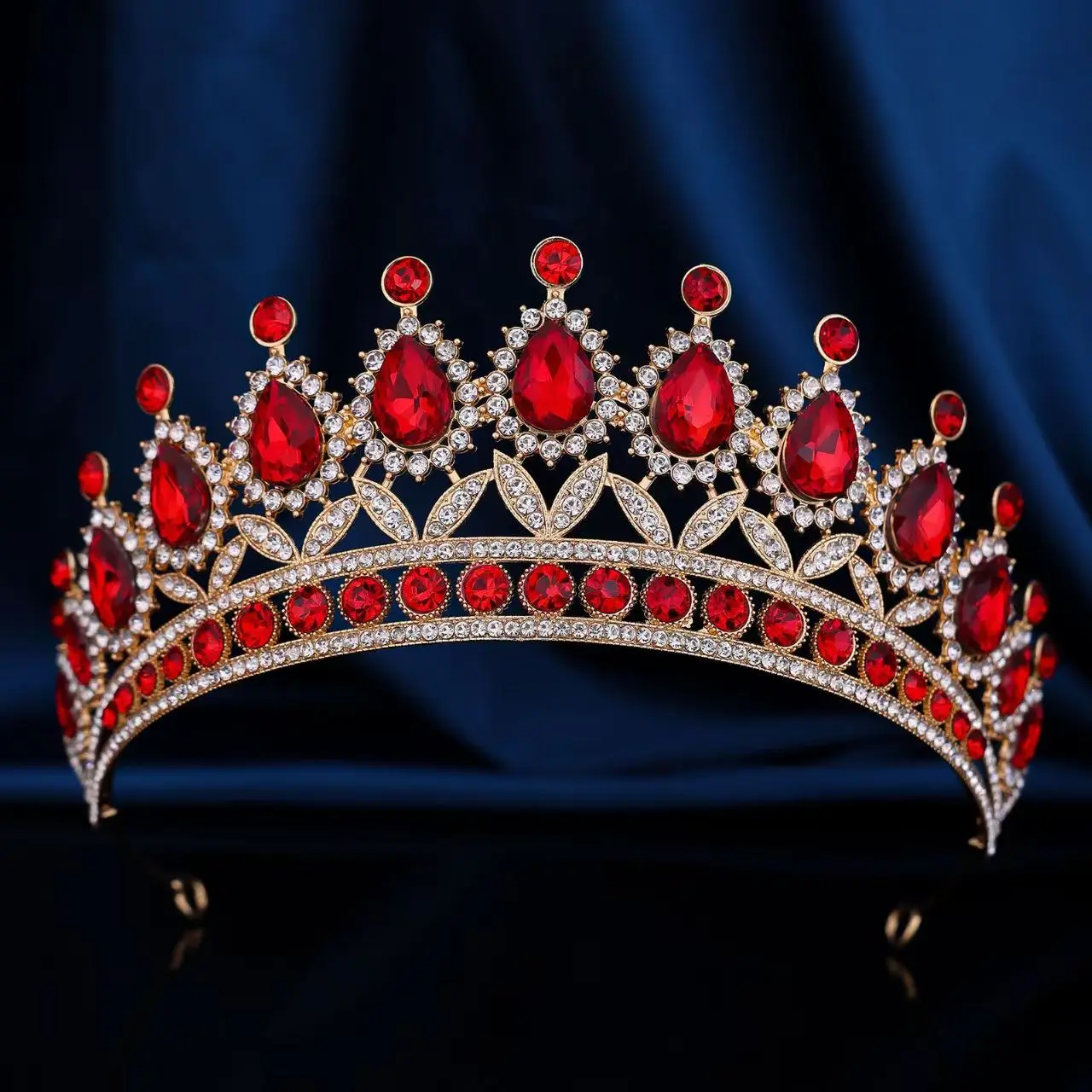 Hair Accessory Jewelry Accessories Hair Headdress Bridal Headwear Hair Band Crown Luxury Wedding Bridal Tiara Crown Crystal Diadem High-End Women's Hair Ornament Head Jewelry Accessory