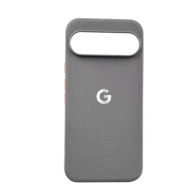 MagSafe Leather Phone Case with Metal Buttons - Anti-Drop & Anti-Fingerprint Protection