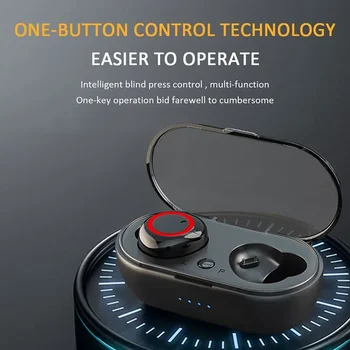 Y50 Bluetooth-Kopfhörer Tws im Ohr Bluetooth-Headset mit Sport-Stereo-Tasten mit drahtlosen Mikrofon-Kopfhörern — изображение 3