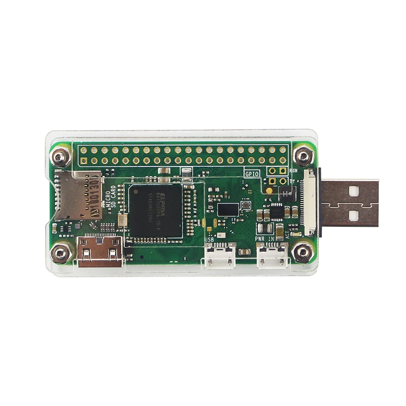 Raspberry pi Zero Adaptador Usb Badusb Addon Placa de Expansão para Raspberry pi Zero e Zero w wh 1.3 com Acrílico Case - Imagem 5