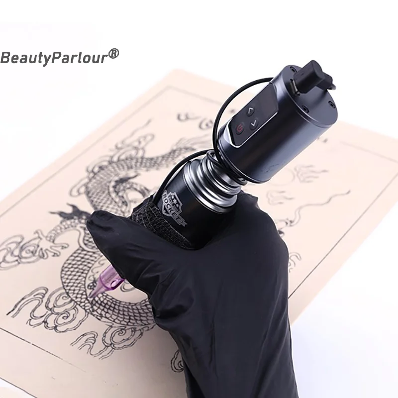 

Беспроводной аккумулятор, портативный блок питания для татуировки, интерфейс RCA, цифровой дисплей, быстрая зарядка для вращающейся тату-машинки