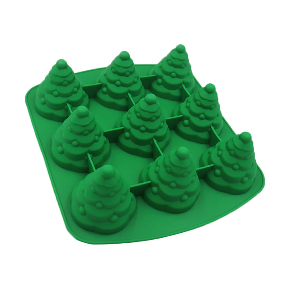 

Christmas Epoxy Molds Christmas Casting Mold Xmas Cookie Mold Xmas Tree Baking Mold Sugar Craft Gum Pastey GreenBaking Mold