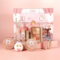 8Pcs/set Oriental Beauty Makeup Cosmetics Air Cushion Finishing Powder Face Powder Pearly Lustre Eye Shadow Valentines Gift 1