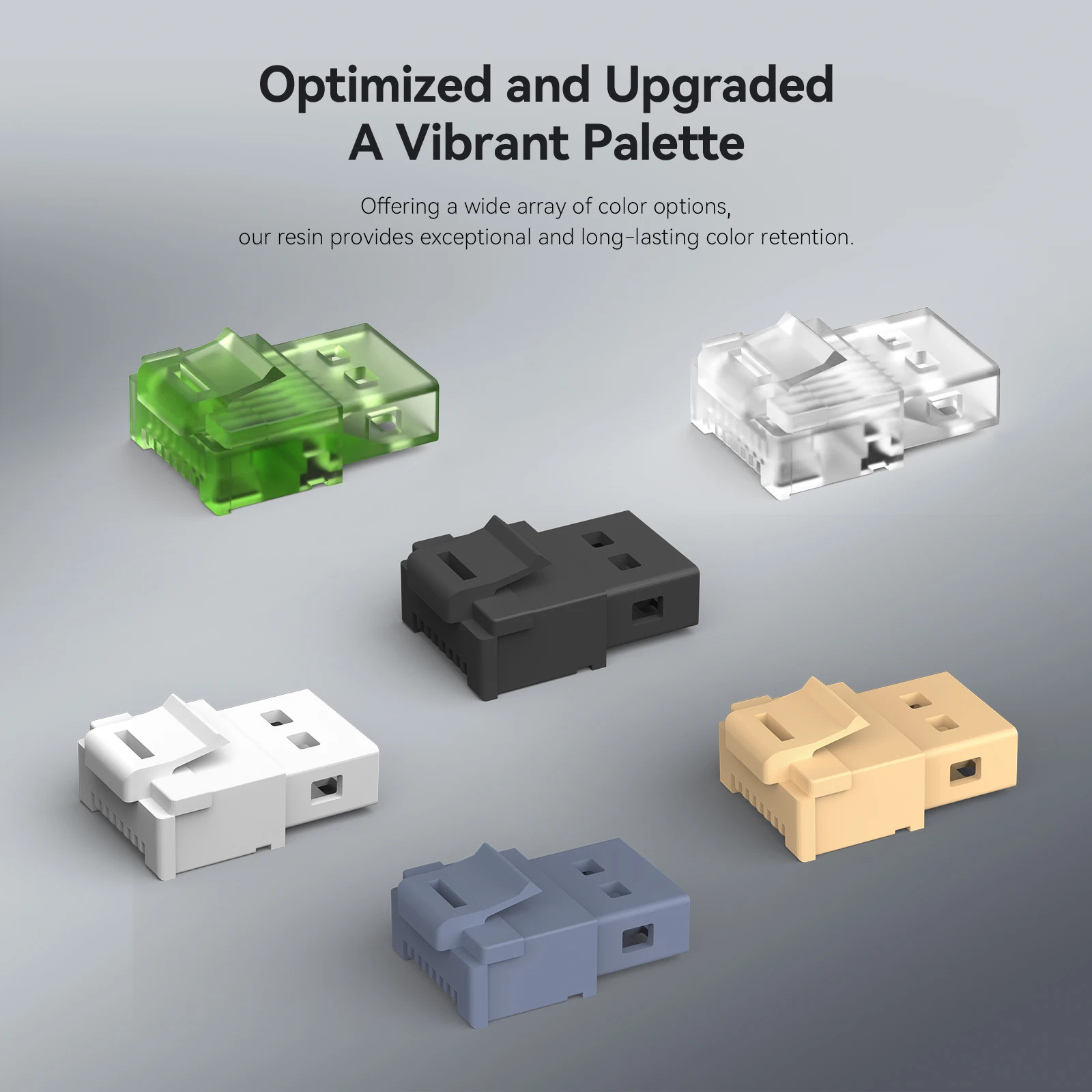 3D Printing Resin Anycubic ABS-Like+ Resin Pro 2 Rapid UV Curing 405nm Standard Photopolymer Resin ABS 3D High Precision for LCD