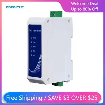 RS485 레일 스타일 직렬 포트-RJ45 이더넷 직렬 서버 NA111 산업 표준 DC8 ~ 28V 데이터 전송 트랜시버