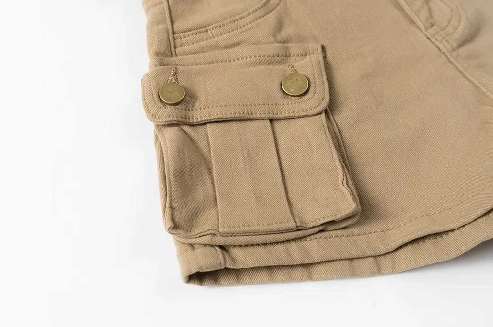Sommer Cargo-Shorts für Damen Streetwear Vintage Sexy Denim Kurze Hosen Neue Skinny Jeans mit Großen Taschen Mini-Jeans mit Hoher Taille Cortos Vaqueros – Detail 14