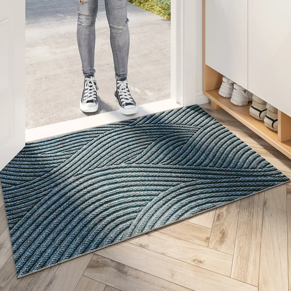 Household Entrance Mat Wear-resistant and Anti Slip Door Mat Sand Scraping and Dust Removal Foot Pad