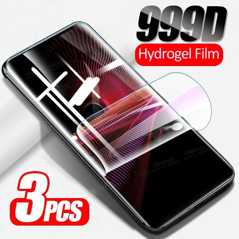 

3Pcs Hydrogel Film For Sony Xperia 1 III IV V Screen Protector Film For Sony Xperia 10 Plus Xperia 5 II III IV Pro Not Glass
