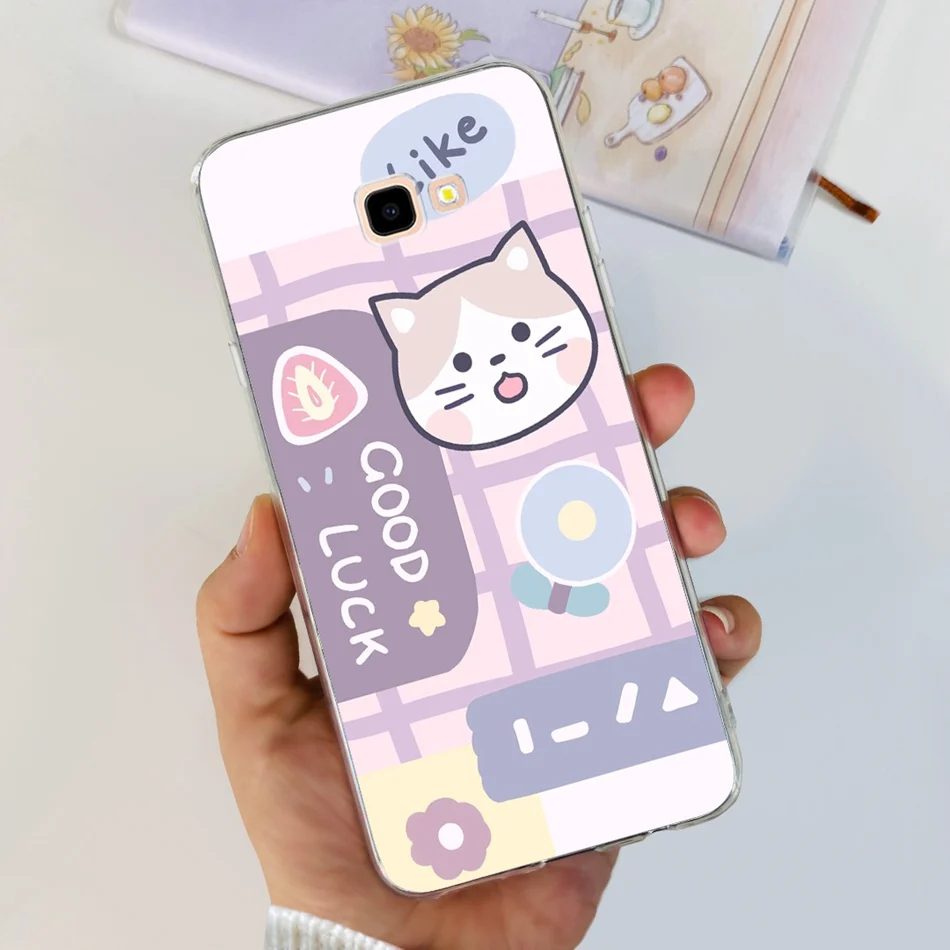 Elegant Printing Soft Silicone TPU Slim Cover for Samsung Galaxy J4 Core and J4 Plus