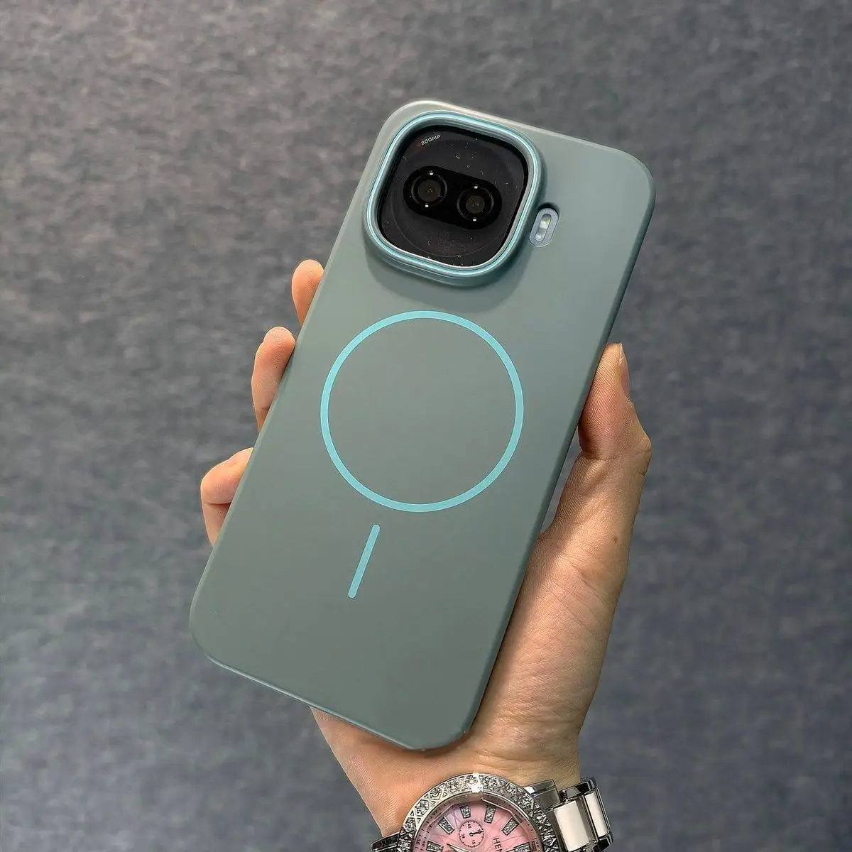 Sleek Magnetic Ring Protective Case - Ultra-Thin Skin Friendly Bumper Cover