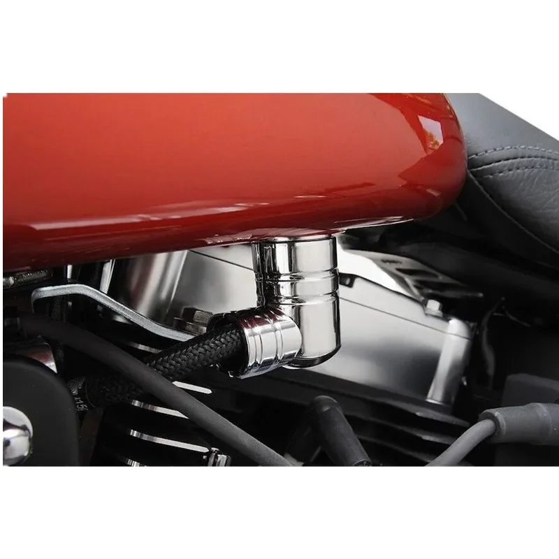

Хромированный топливный фитинг для мотоцикла, крышка для Harley Touring Dyna Super Glide EFI FXDI