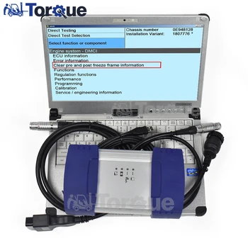 for DAF Truck Diagnostic Tool For DAF VCI-560 MUX with Davie 5.6.1 Diagnostic Scanner Tool Thoughbook CF C2 Laptop