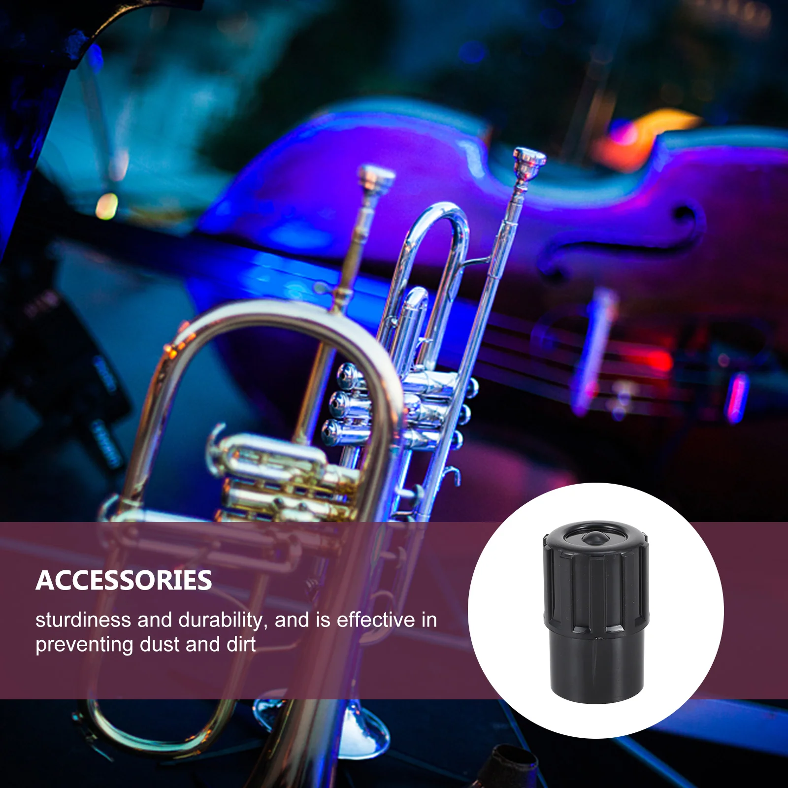 

2 Pcs Saxophone Plug Protection Accessories Creative Useful Major Small Professional Stopper Plastic Protective Tenor