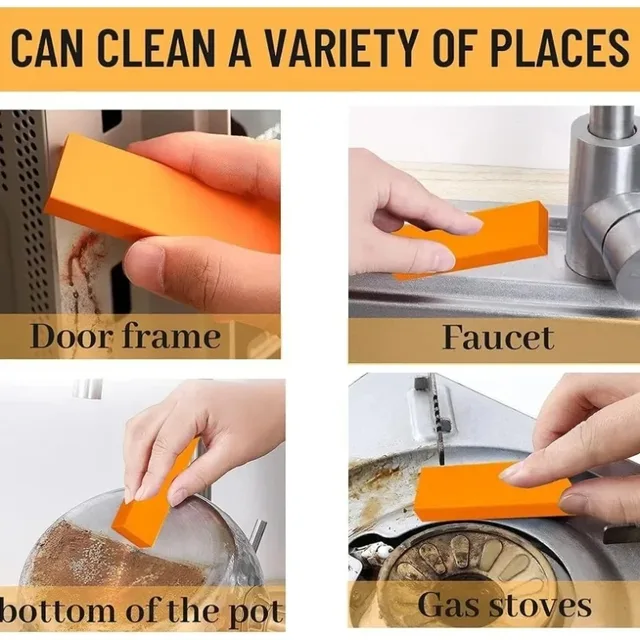 "Gomme à calcaire efficace, dissolvant de rouille en acier inoxydable pour robinets de cuisine, caoutchouc de nettoyage pour outil de taches d'échelle domestique" 5